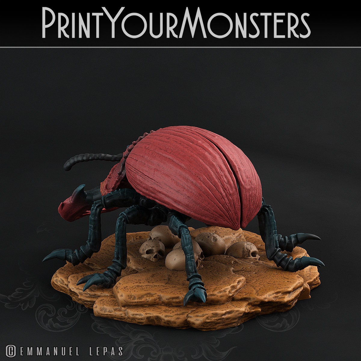 Giant Beetle - Print Your Monsters