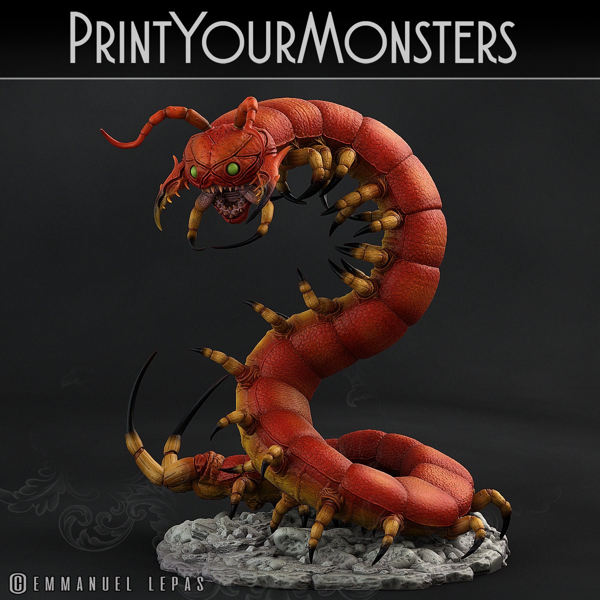 Giant Centipede - Print Your Monsters