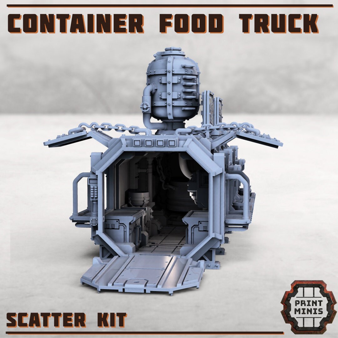 Modular Shipping Container Set - Print Minis