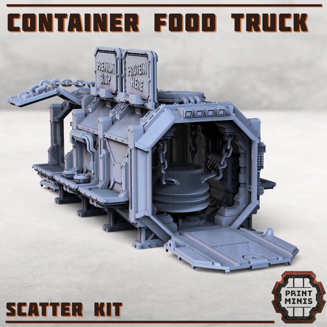 Modular Shipping Container Set - Print Minis