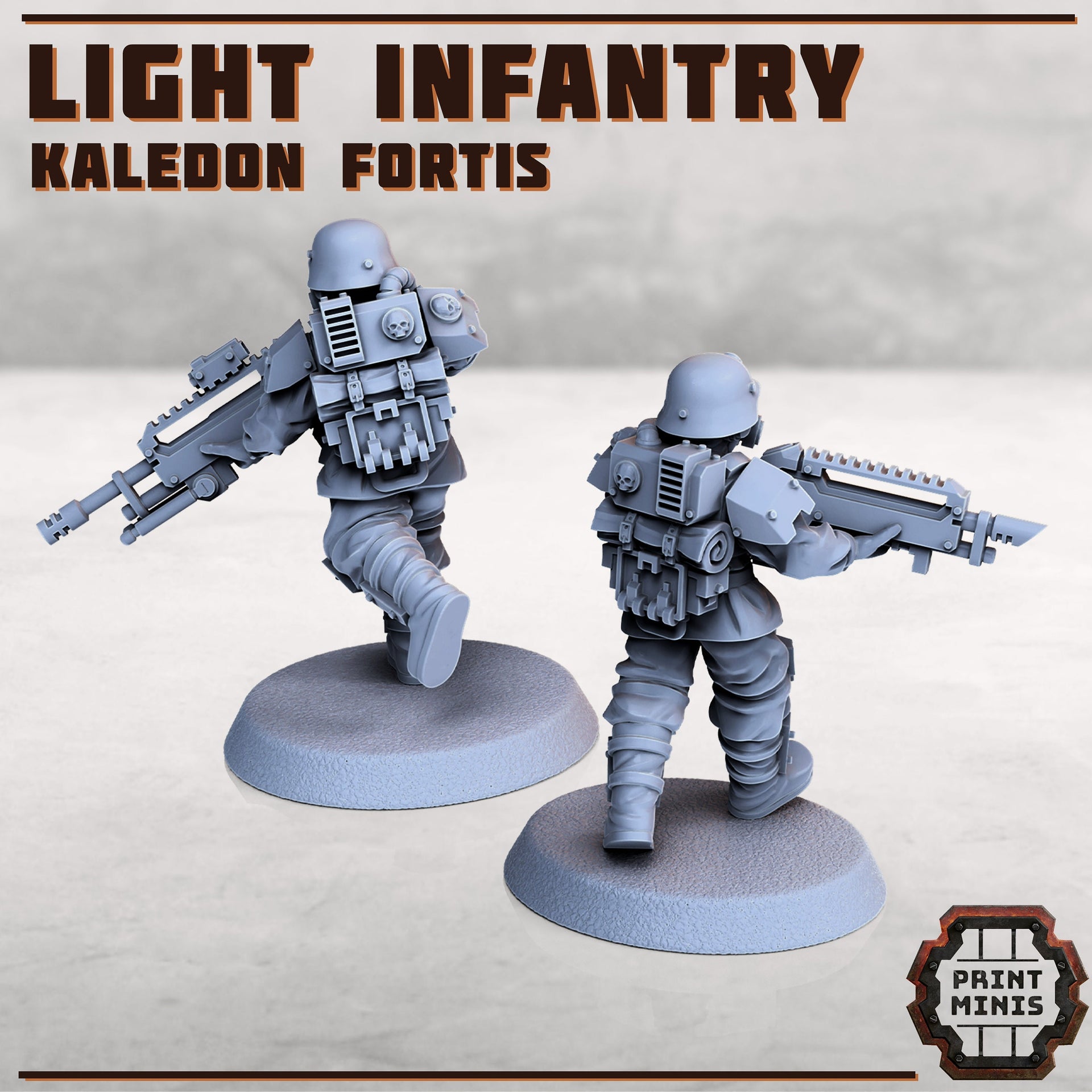 Kaledon Fortis Troops - Print Minis
