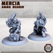 Mercia, Ammo Bearer - Print Minis