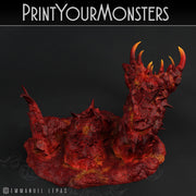 Lava Worm - Print Your Monsters