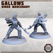 Gallows, Hired Mercenary - Print Minis