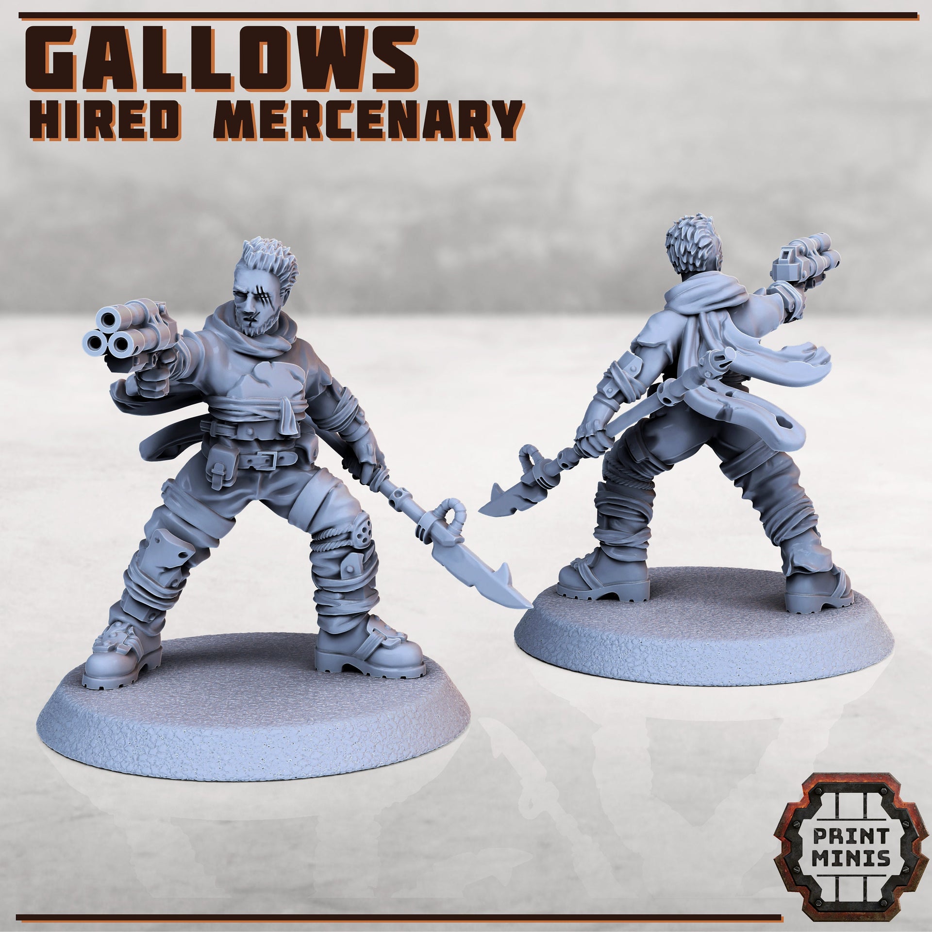 Gallows, Hired Mercenary - Print Minis
