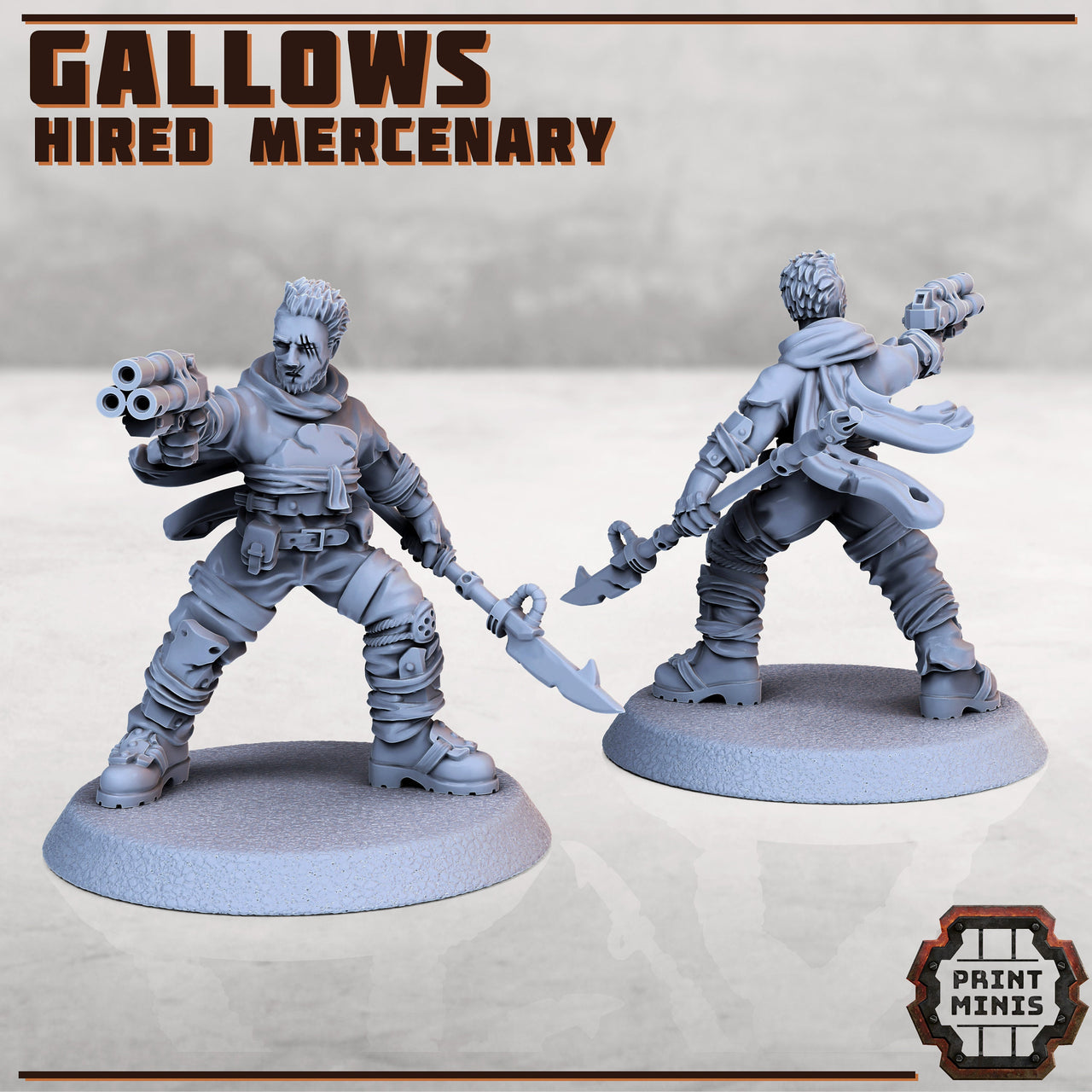 Gallows, Hired Mercenary - Print Minis