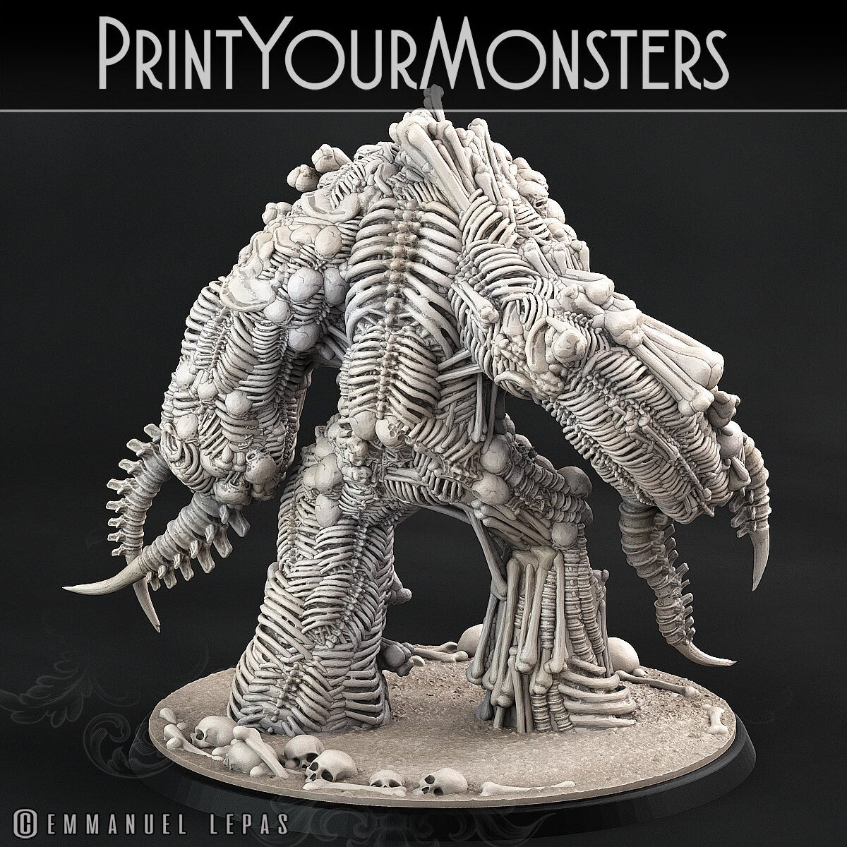 Bone Golem - Print Your Monsters