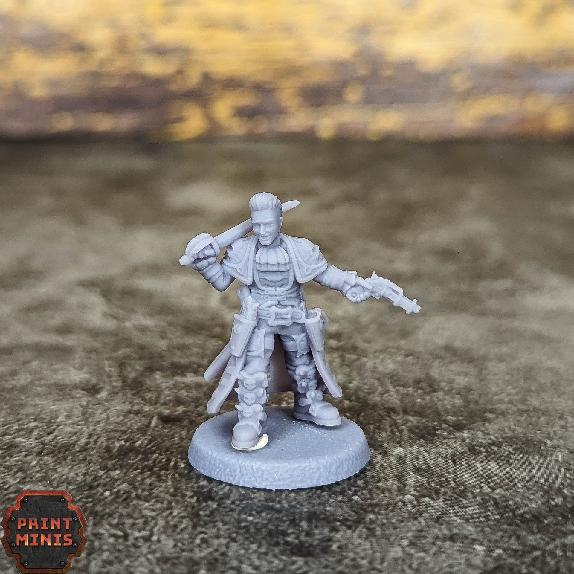 Gabriel, Bounty Hunter - Print Minis