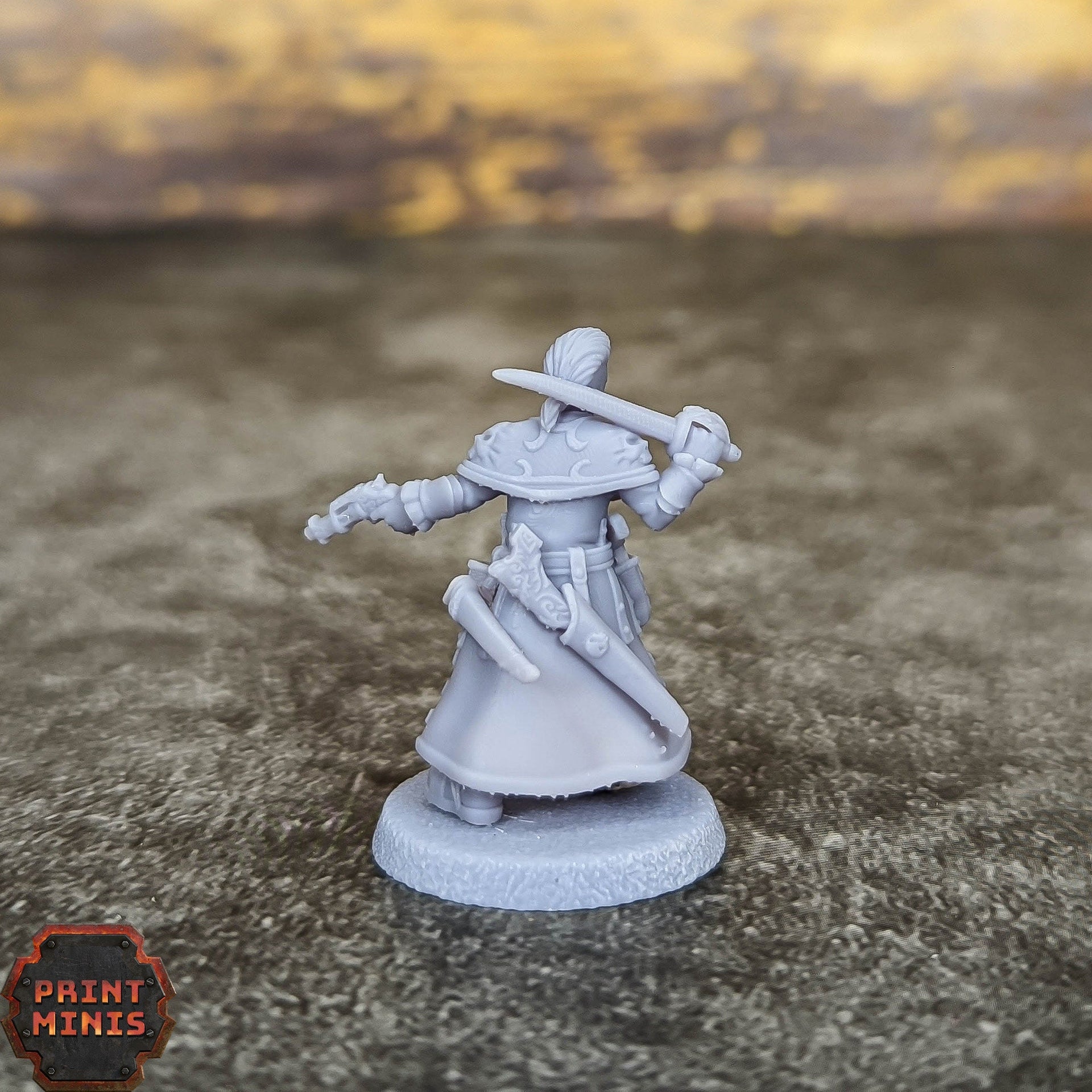 Gabriel, Bounty Hunter - Print Minis