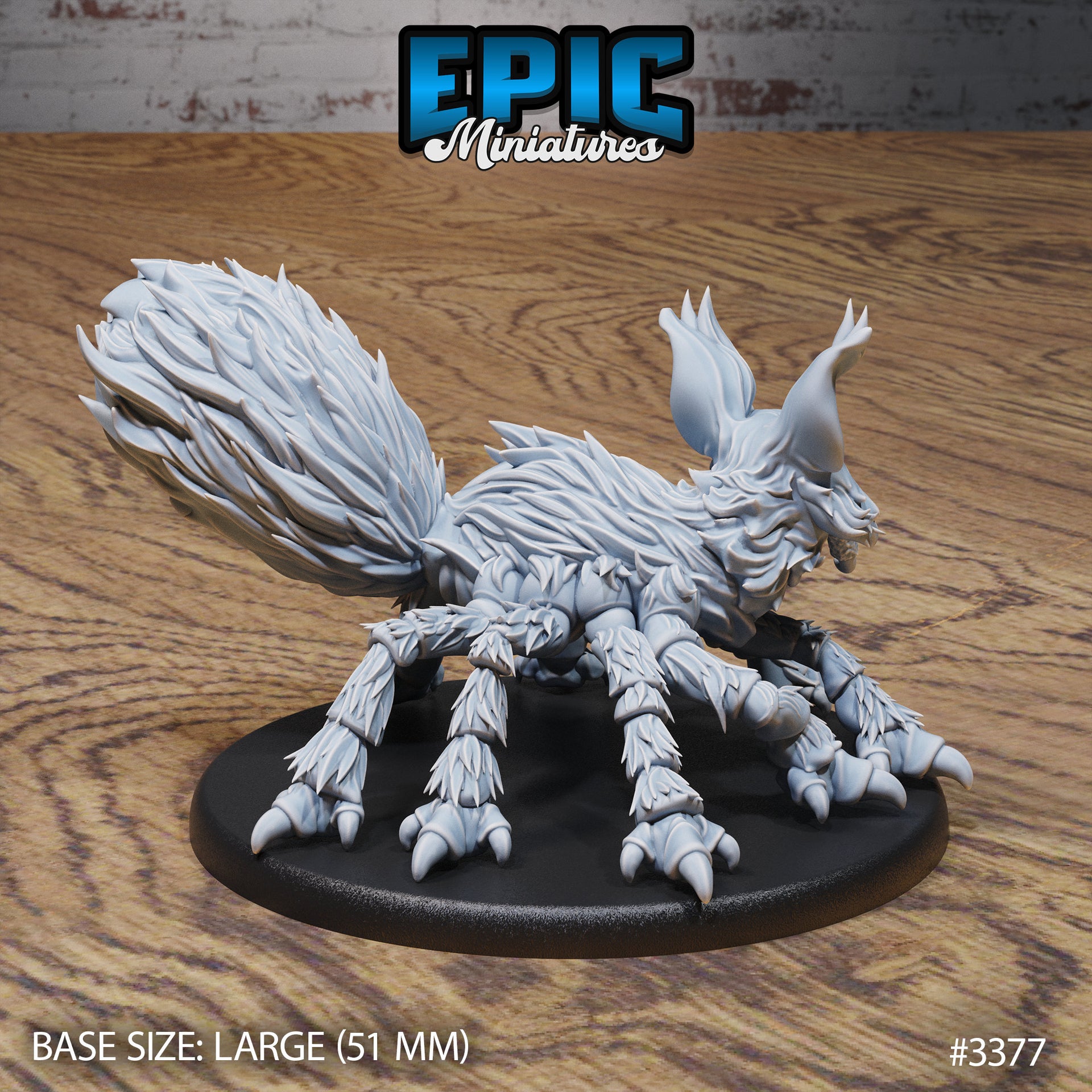 Fluffy Cat Spider- Epic Miniatures | 28mm | 32mm | Alien | Adventurer | Web | Lynx