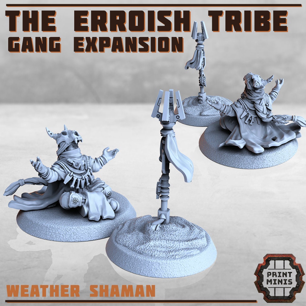 Erroish Tribe Gang Expansion- Print Minis