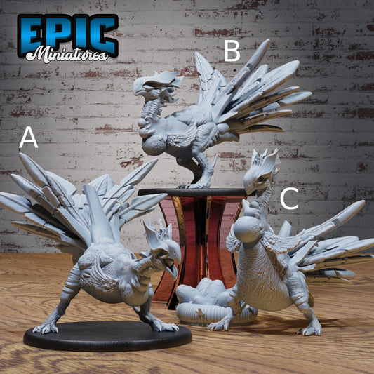 Turkey Raptor - Epic Miniatures | 32mm | Ice Age Madness | Chicken | Dinosaur