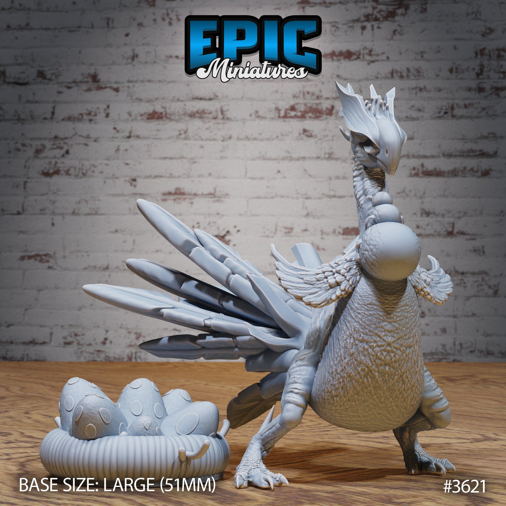 Turkey Raptor - Epic Miniatures | 32mm | Ice Age Madness | Chicken | Dinosaur