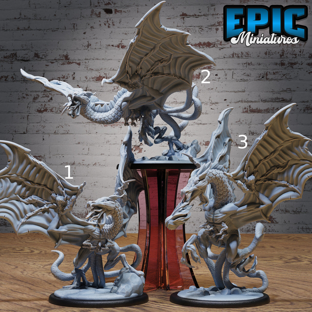 Eldritch Wyvern - Epic Miniatures | 28mm | 32mm | Eldritch Darkness | Demon | Alien | Astral | Mutant