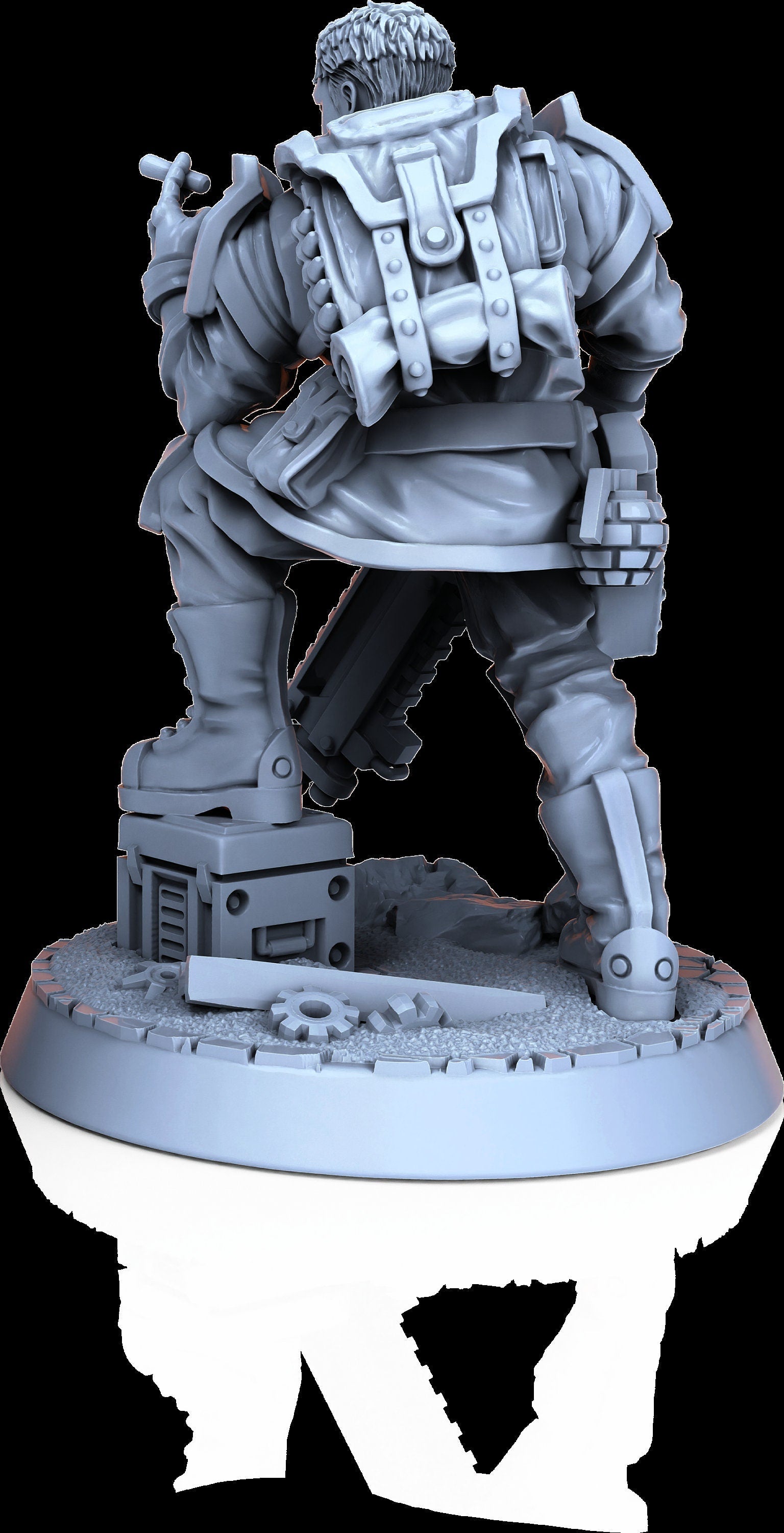 Sergeant Eric, Kaledon Fortis - Print Minis