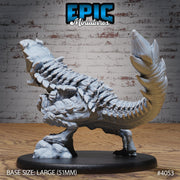 Rockhead Dinosaur - Epic Miniatures | Elemental Lands | 28mm | 32mm | Brute | Hammerhead