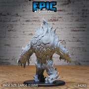 Fire Elemental - Epic Miniatures | Infernal Assault | 28mm | 32mm | Devil | Lava | Magma