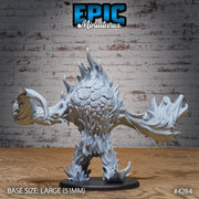Fire Elemental - Epic Miniatures | Infernal Assault | 28mm | 32mm | Devil | Lava | Magma