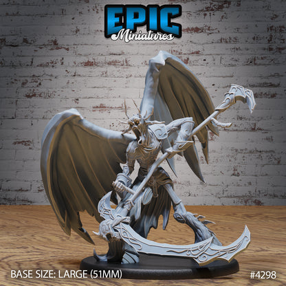 Lord Of Sorrow - Epic Miniatures | Infernal Assault | 28mm | 32mm | Demon | Devil | Scythe