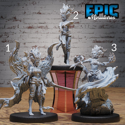 Young Efreeti Female - Epic Miniatures | Infernal Assault | 28mm | 32mm | Demon | Devil | Sorcerer