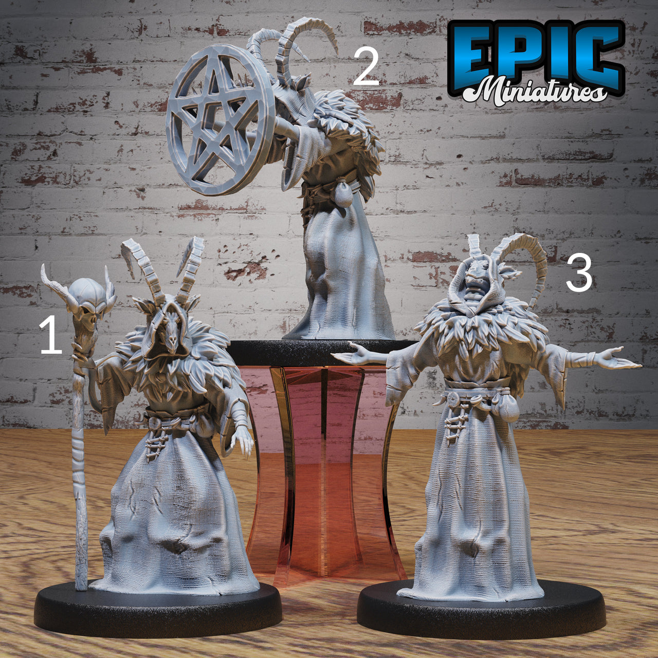 Demonic Cultist - Epic Miniatures | Infernal Assault | 28mm | 32mm | Demon | Devil | Sorcerer