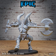 Red Demont - Epic Miniatures | Infernal Assault | 28mm | 32mm | Demon | Devil | Champion | Barbarian