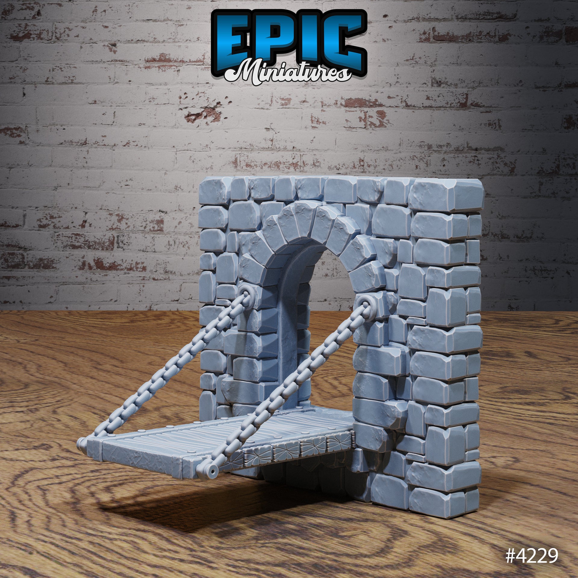 City Sewers Environment Terrain - Epic Miniatures | Infernal Assault | 28mm | 32mm | Grate | Bridge | Tunnel