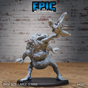 Sewer Toad - Epic Miniatures | City Sewers | 28mm | 32mm | Tongue | Mutant | Demon