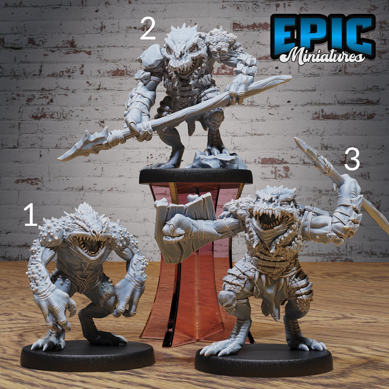 Sewer Beast - Epic Miniatures | City Sewers | 28mm | 32mm | Tongue | Mutant | Demon | Toad