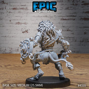 Nemean Lion Folk - Epic Miniatures | Olympian Legends | 28mm | 32mm | Greek | Tabaxi