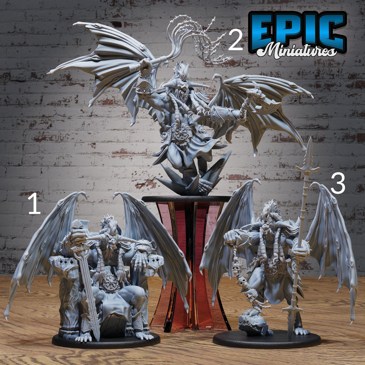 Frost Balrog - Epic Miniatures | Infernal Assault | 28mm | 32mm | Demon | Devil | Lord
