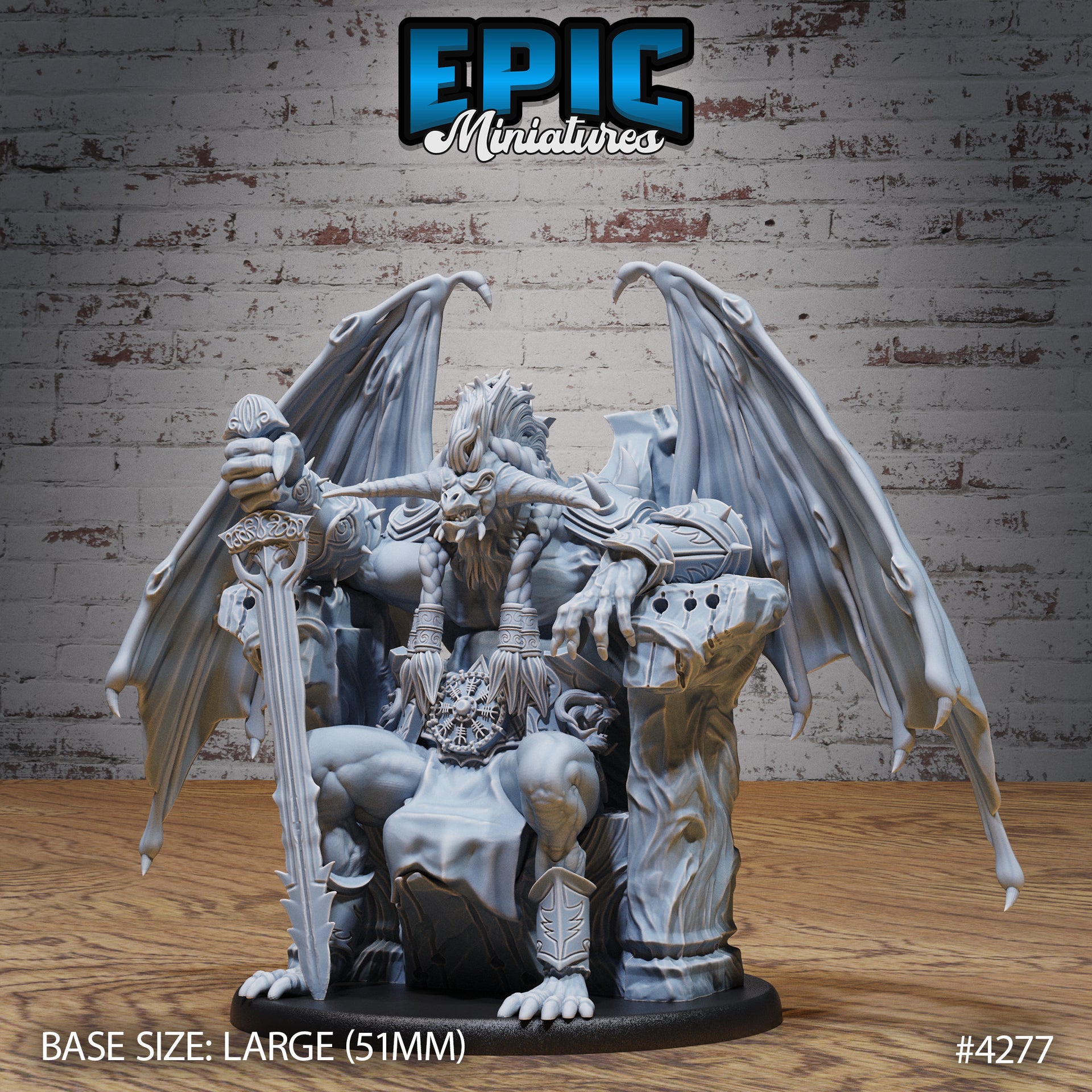 Frost Balrog - Epic Miniatures | Infernal Assault | 28mm | 32mm | Demon | Devil | Lord