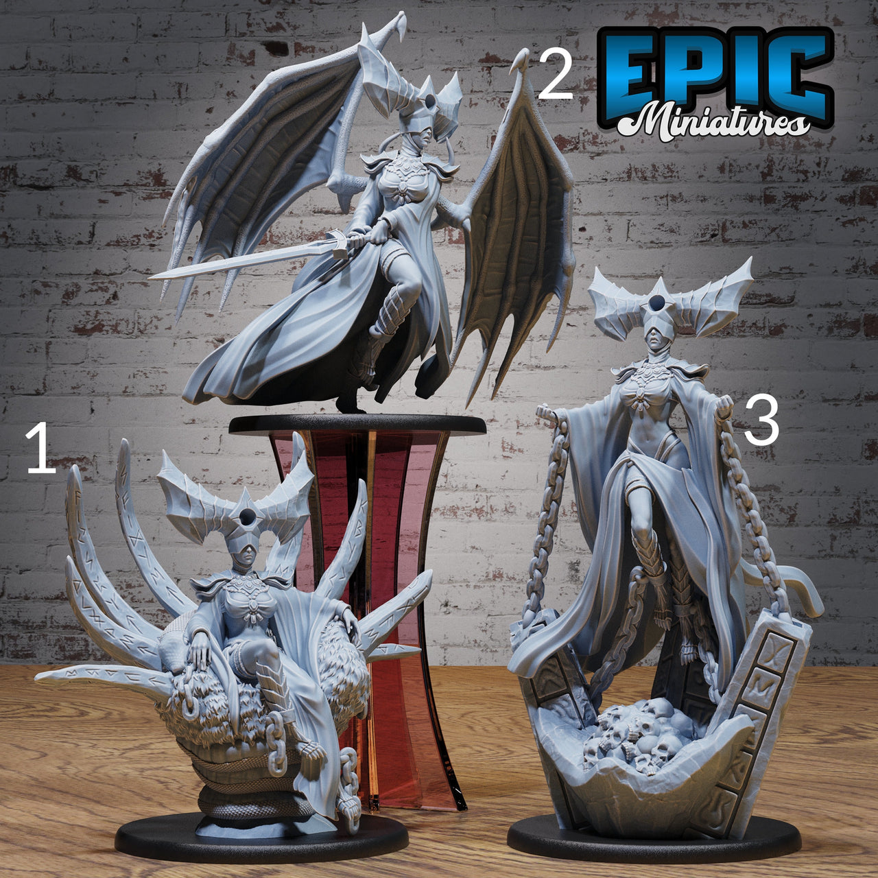 Cult Goddess - Epic Miniatures | Infernal Assault | 28mm | 32mm | Demon | Devil | Lord