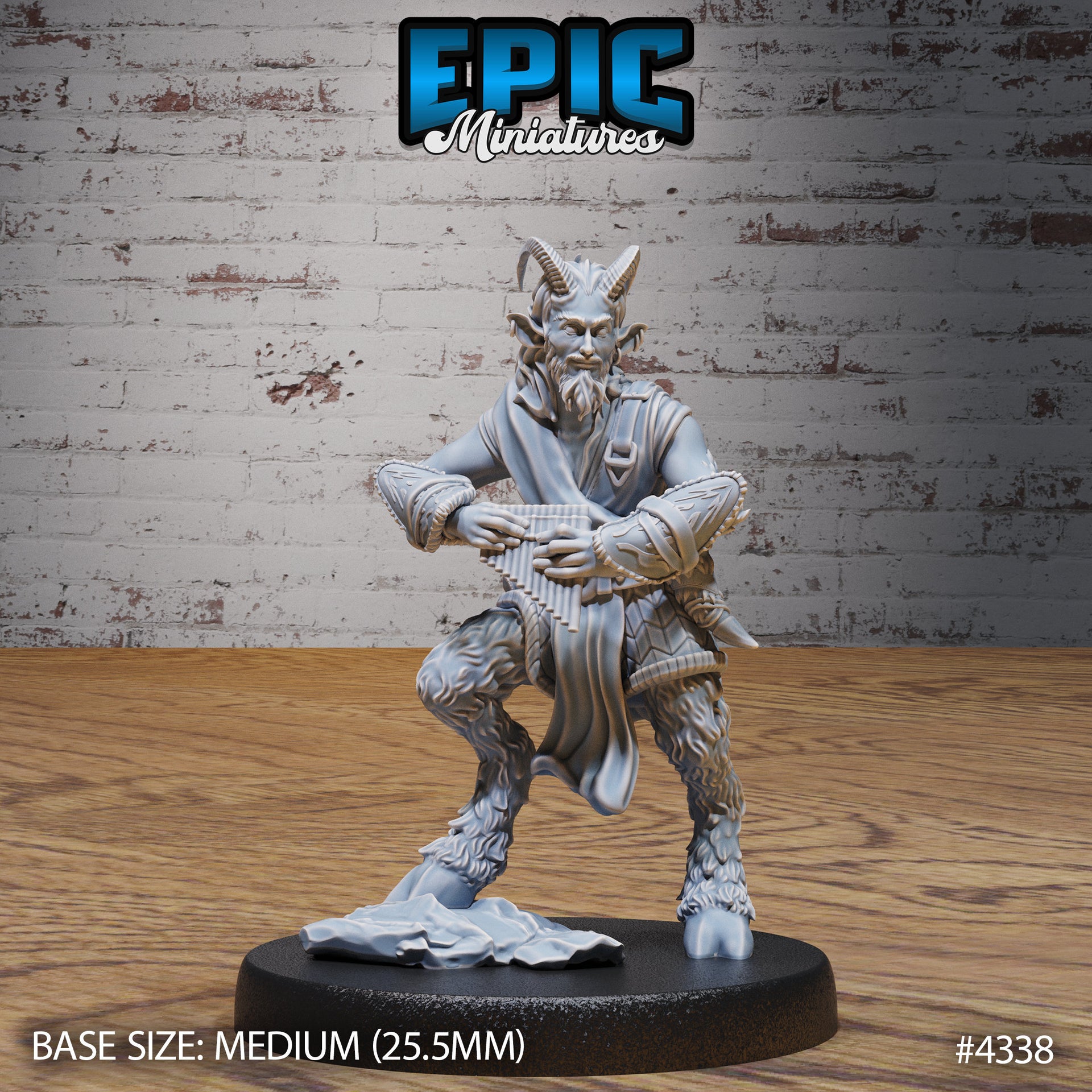 Satyr Classic - Epic Miniatures | Olympian Legends | 28mm | 32mm | Greek | Goat | Bard | Panlute