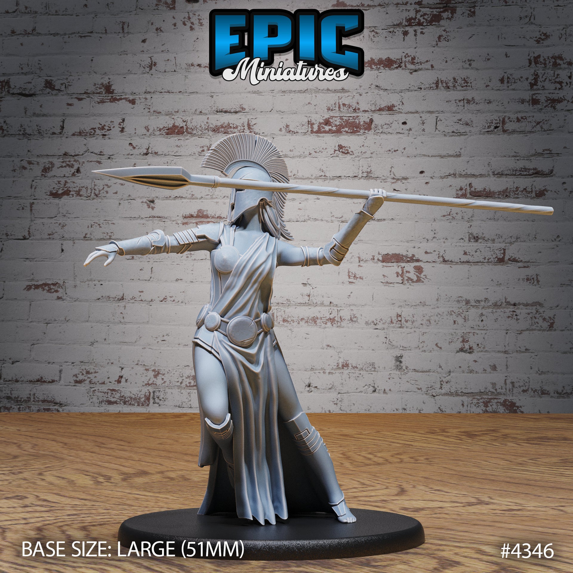 Goddess Athena Avatar - Epic Miniatures | Olympian Legends | 28mm | 32mm | Greek | Fighter | Paladin | Guard | Diety