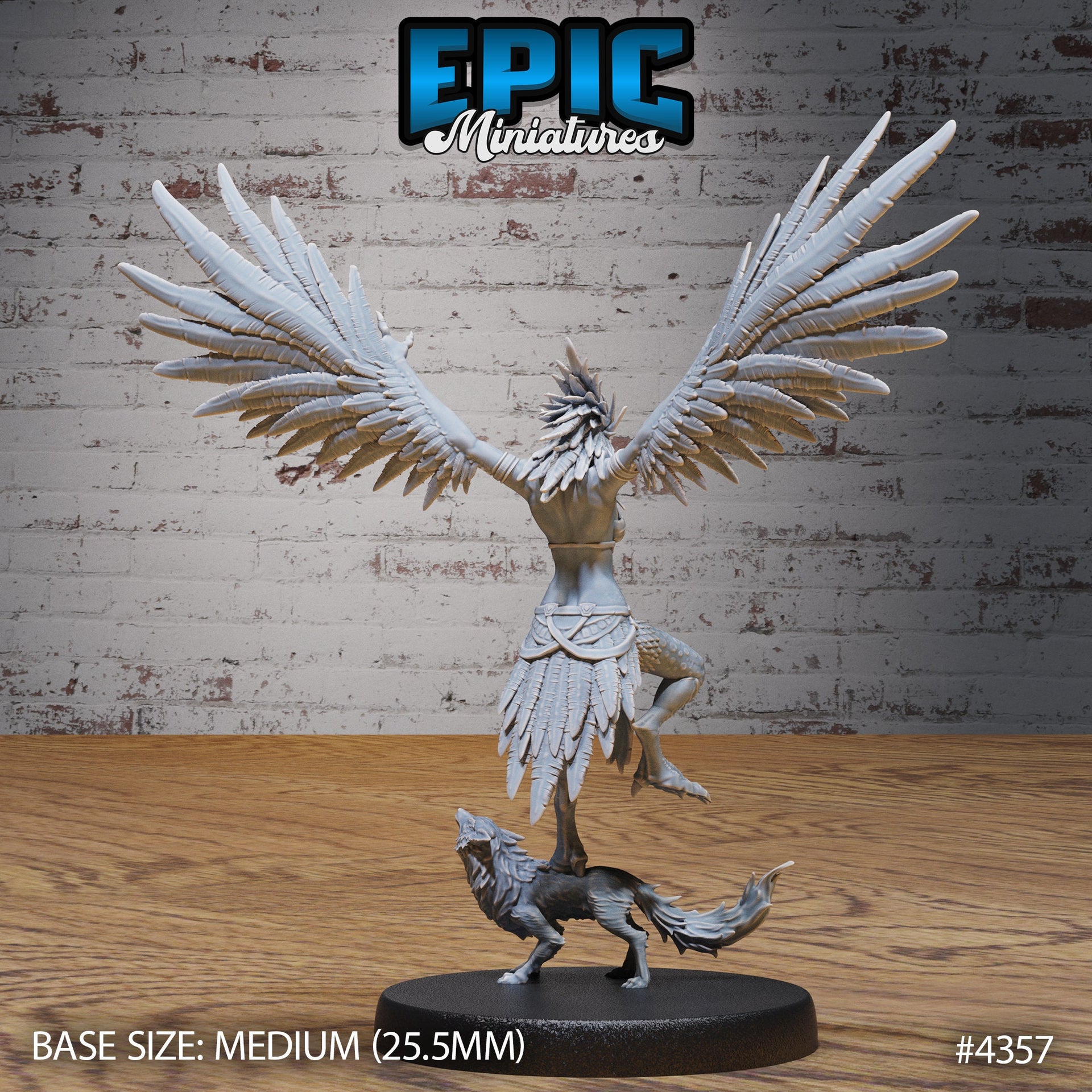 Harpy Classic - Epic Miniatures | Olympian Legends | 28mm | 32mm | Birdfolk | Hunting | Demon