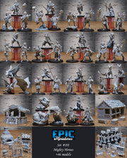 Horse Stable - Epic Miniatures | Mighty Heroes | 28mm | 32mm | Farmyard | Barn