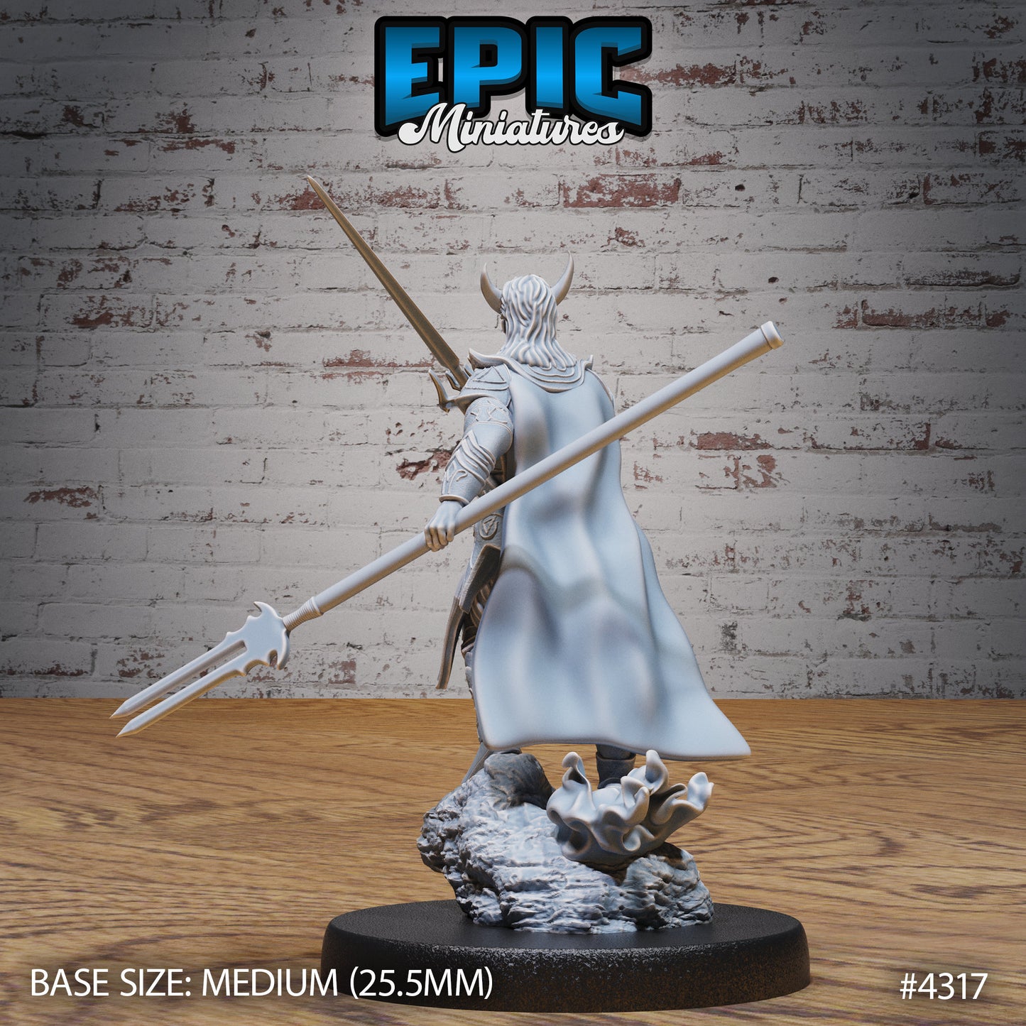 Infernal Knight - Epic Miniatures | Infernal Assault | 28mm | 32mm | Demon | Devil | Champion | Fighter