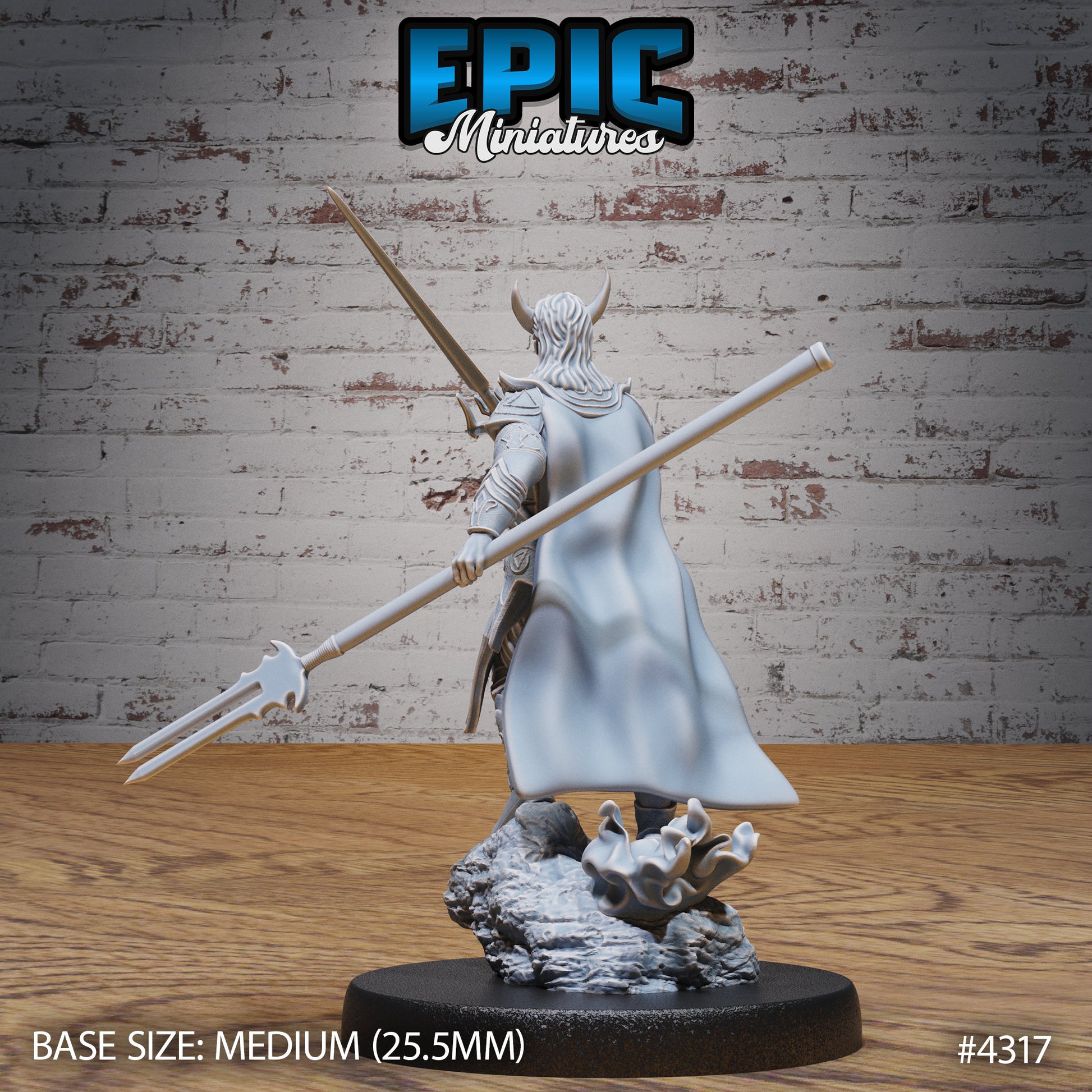 Infernal Knight - Epic Miniatures | Infernal Assault | 28mm | 32mm | Demon | Devil | Champion | Fighter