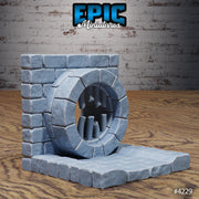 City Sewers Environment Terrain - Epic Miniatures | Infernal Assault | 28mm | 32mm | Grate | Bridge | Tunnel