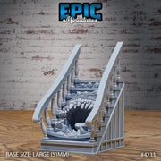 Mimic Stairs - Epic Miniatures | City Sewers | 28mm | 32mm | Mobster | Trap | Town