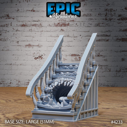 Mimic Stairs - Epic Miniatures | City Sewers | 28mm | 32mm | Mobster | Trap | Town