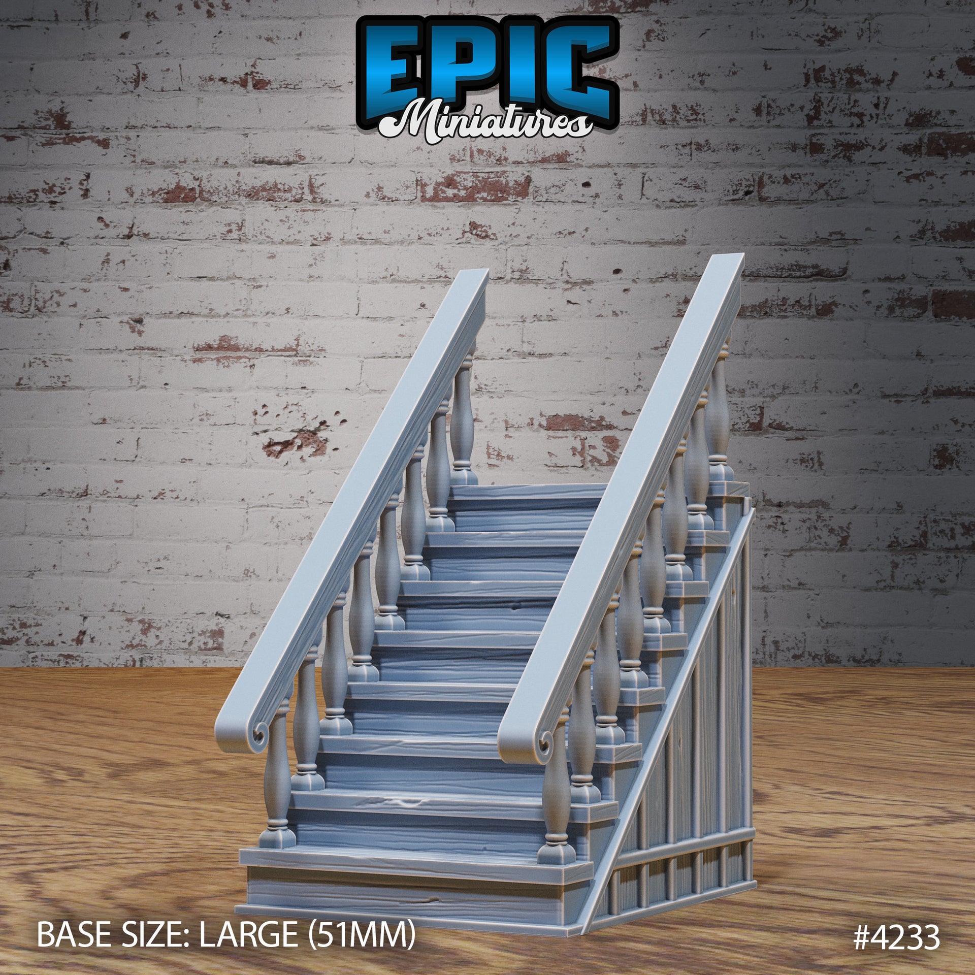 Mimic Stairs - Epic Miniatures | City Sewers | 28mm | 32mm | Mobster | Trap | Town