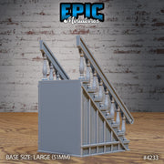 Mimic Stairs - Epic Miniatures | City Sewers | 28mm | 32mm | Mobster | Trap | Town