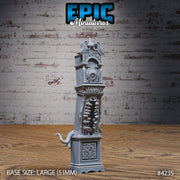 Mimic Clock- Epic Miniatures | City Sewers | 28mm | 32mm | Grandfather | Trap | Town