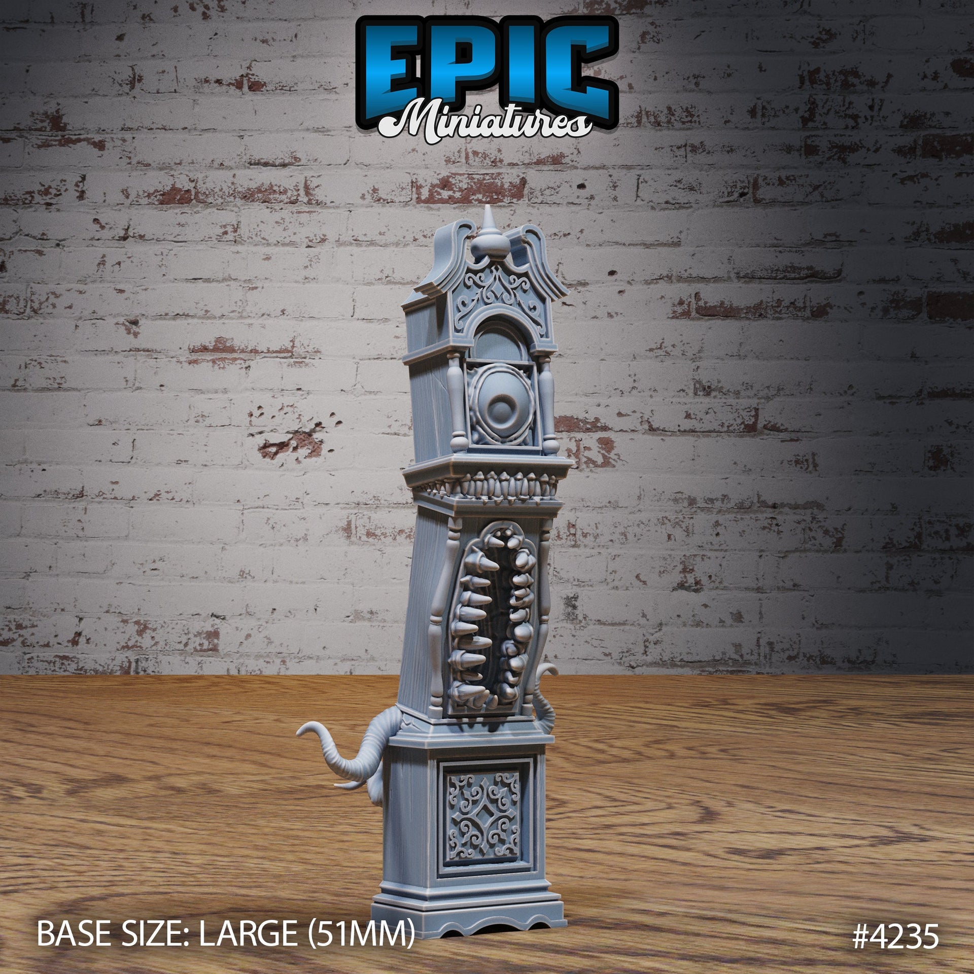 Mimic Clock- Epic Miniatures | City Sewers | 28mm | 32mm | Grandfather | Trap | Town