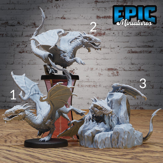 Black Wyrmling- Epic Miniatures | City Sewers | 28mm | 32mm | Baby | Dragon