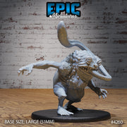 Sewer Toad - Epic Miniatures | City Sewers | 28mm | 32mm | Tongue | Mutant | Demon