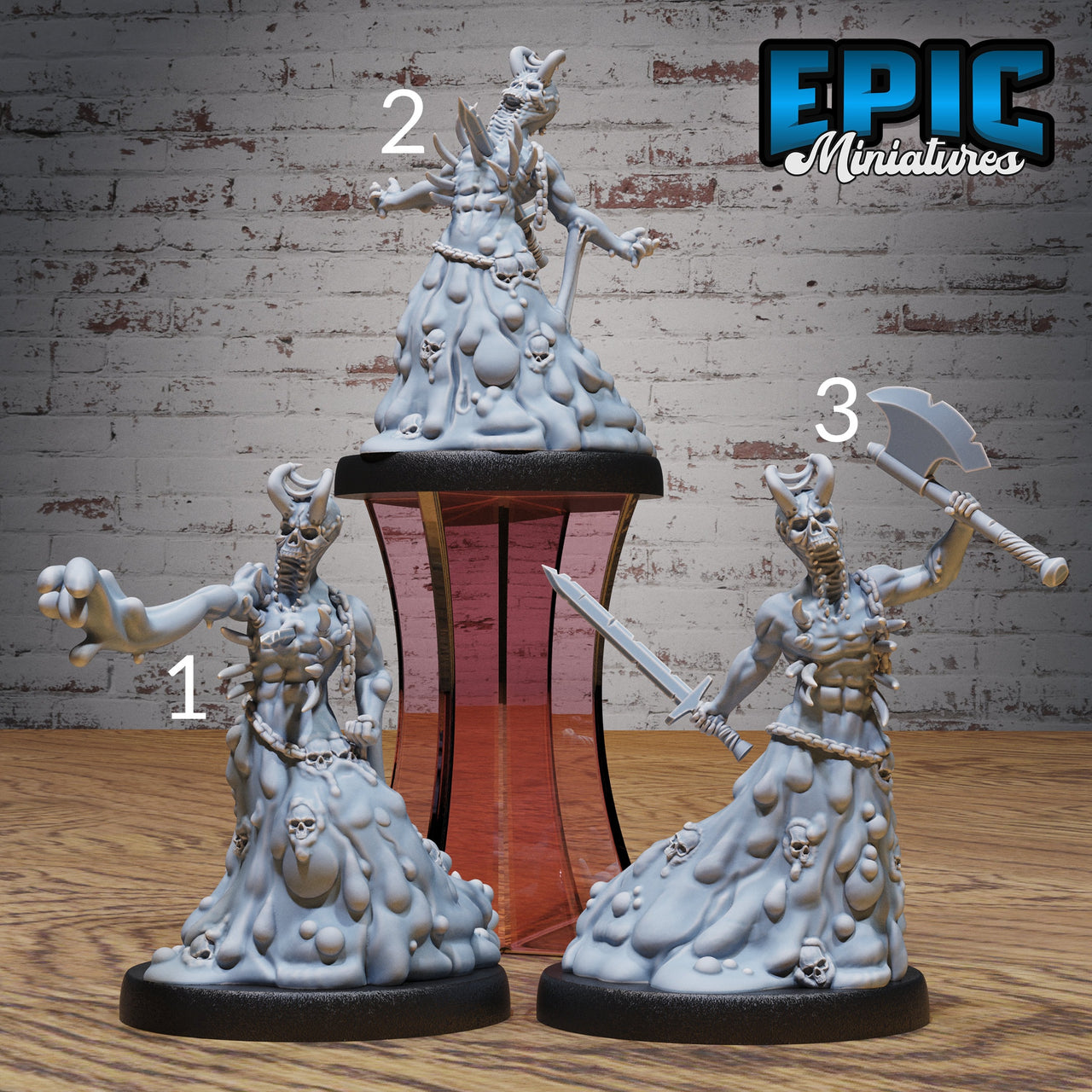 Death Ooze - Epic Miniatures | City Sewers | 28mm | 32mm | Slime | Skeleton