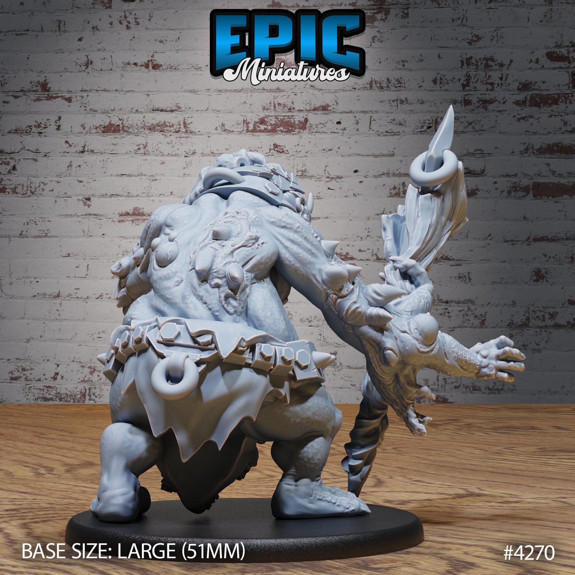 Troll Mutant - Epic Miniatures | City Sewers | 28mm | 32mm | Ogre | Orc | Club | Hammer